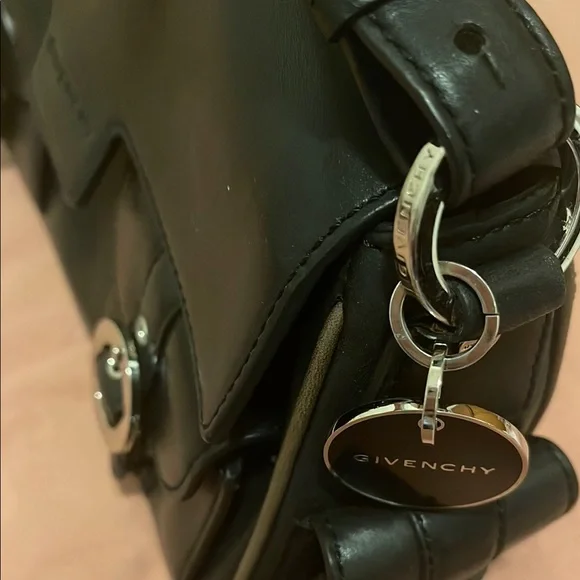 Givenchy Black Classic Shoulder Bag with Silver Accents - Picture 7 of 7